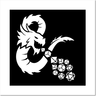 8 Shaped Dragon Fire Dice Posters and Art